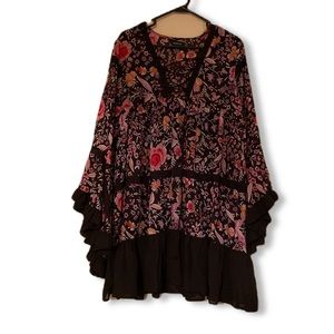 Boohoo 70’s inspired dress